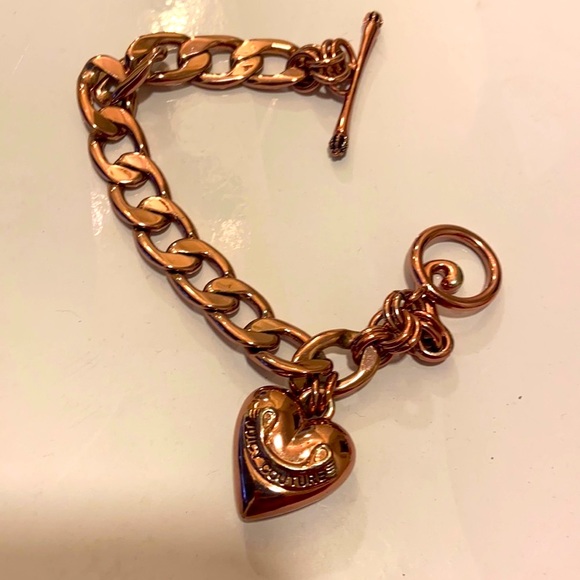 Y2K Juicy Couture PINK CHARM BRACELET NEW BARBIE BARBIECORE RARE HTF PUFF HEART - Picture 9 of 16